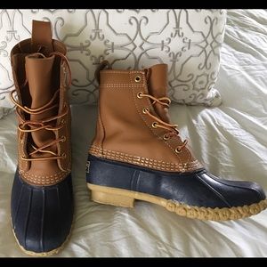 EUC -LL Bean 8 Inch boots
